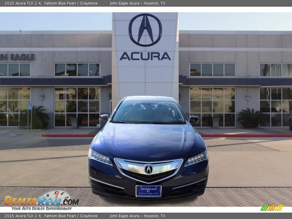 2015 Acura TLX 2.4 Fathom Blue Pearl / Graystone Photo #2