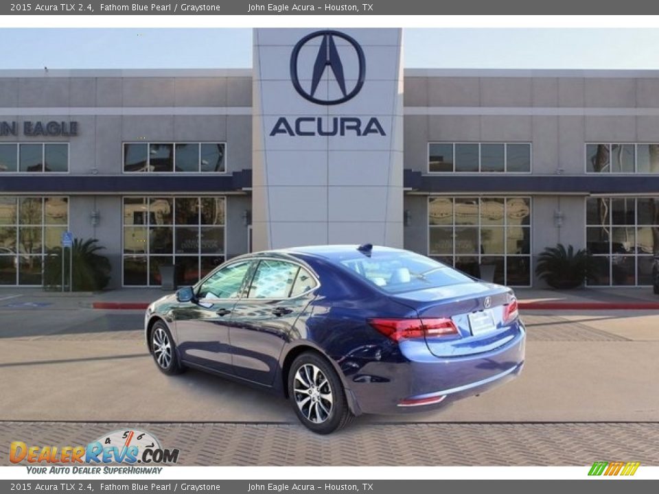 2015 Acura TLX 2.4 Fathom Blue Pearl / Graystone Photo #5
