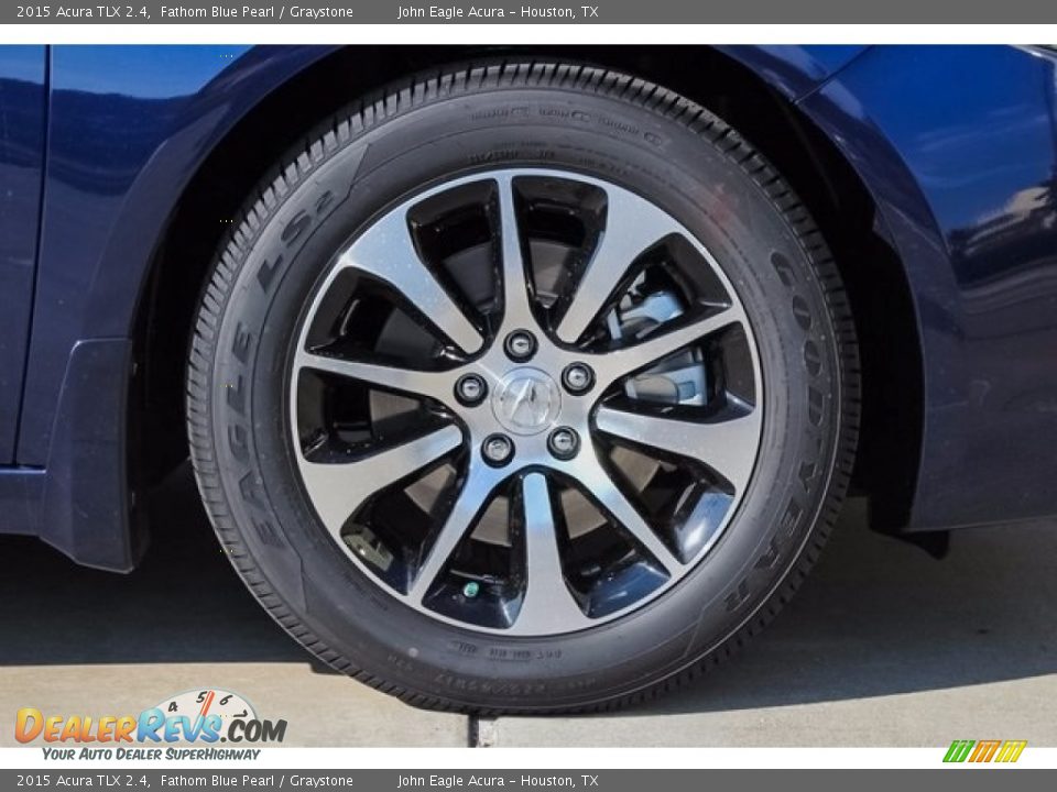 2015 Acura TLX 2.4 Fathom Blue Pearl / Graystone Photo #10