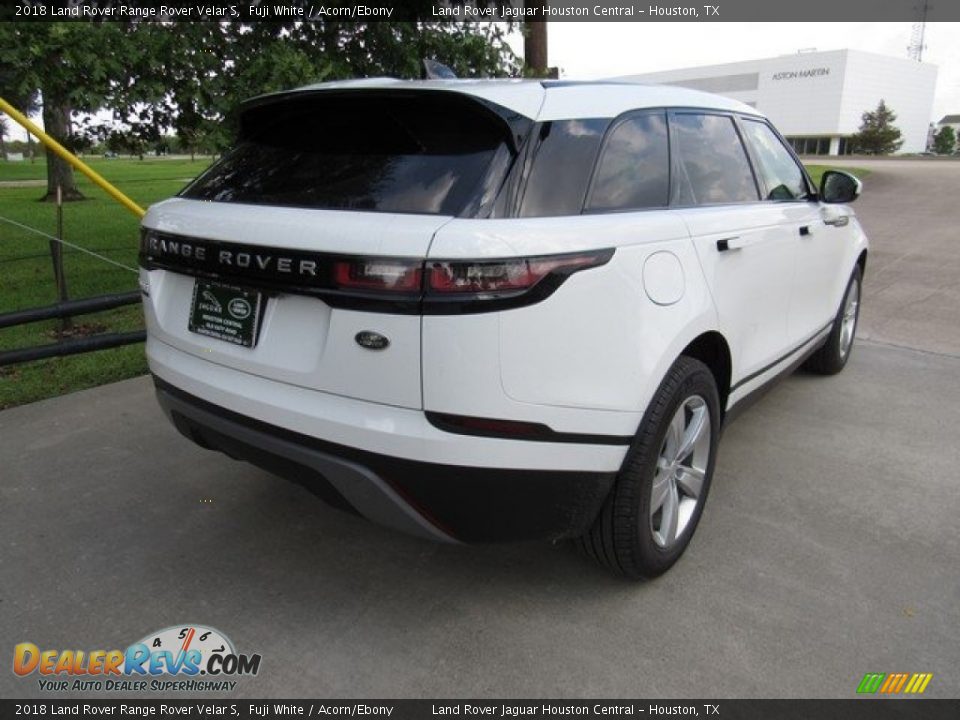 2018 Land Rover Range Rover Velar S Fuji White / Acorn/Ebony Photo #7