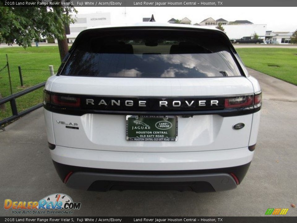 2018 Land Rover Range Rover Velar S Fuji White / Acorn/Ebony Photo #8