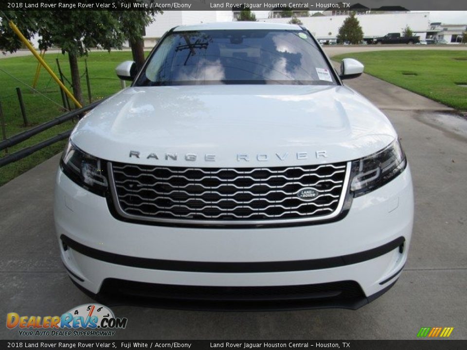 2018 Land Rover Range Rover Velar S Fuji White / Acorn/Ebony Photo #9