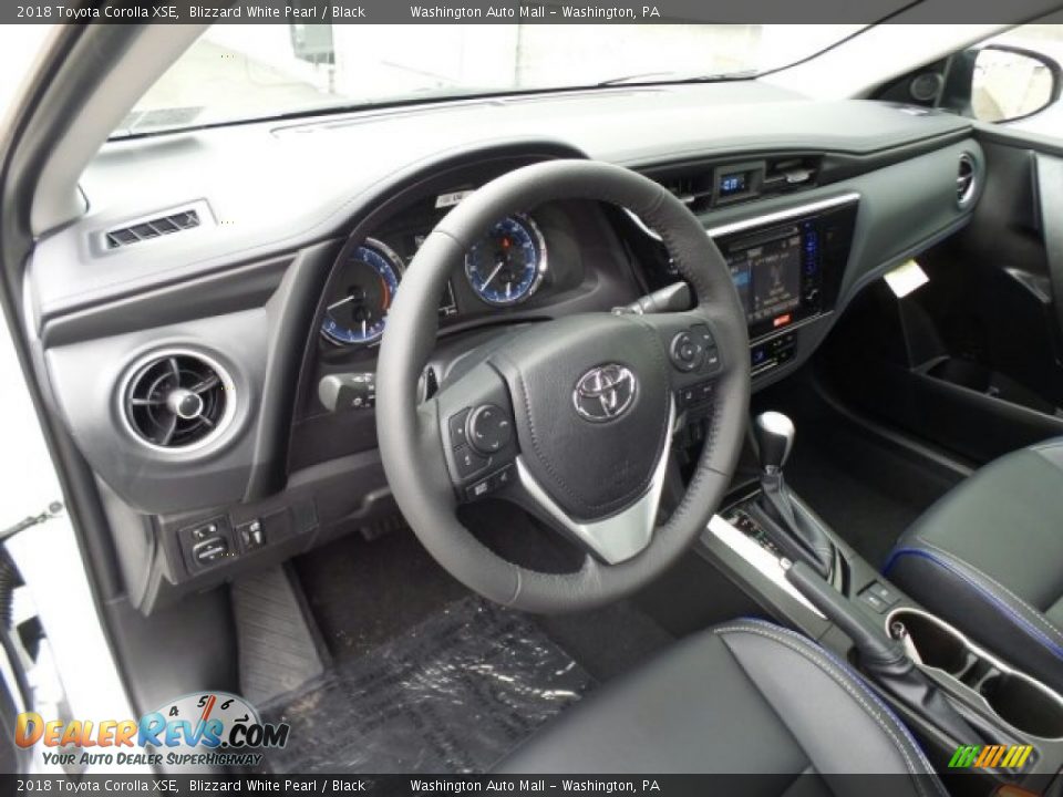 Black Interior - 2018 Toyota Corolla XSE Photo #8