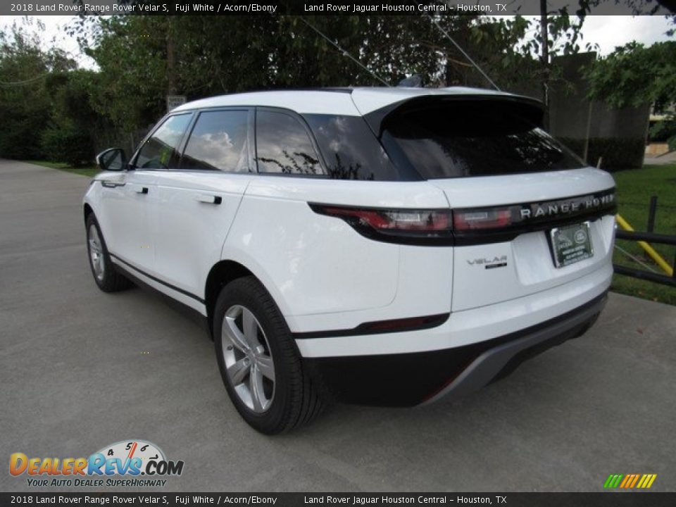 2018 Land Rover Range Rover Velar S Fuji White / Acorn/Ebony Photo #12