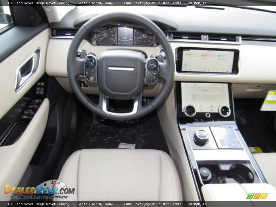 2018 Land Rover Range Rover Velar S Fuji White / Acorn/Ebony Photo #13