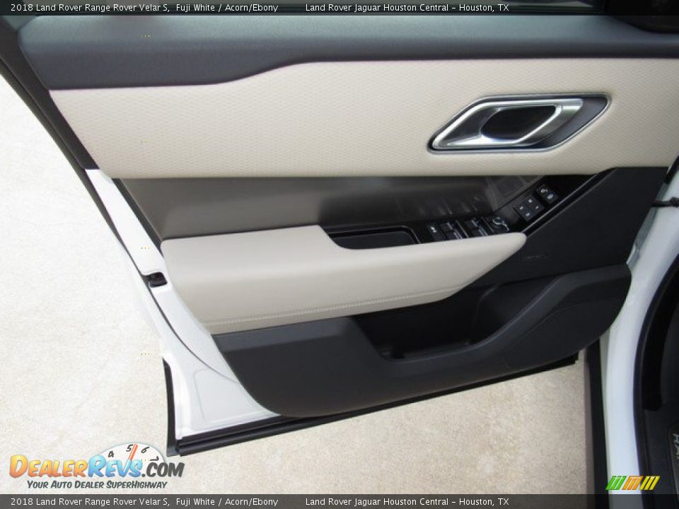 2018 Land Rover Range Rover Velar S Fuji White / Acorn/Ebony Photo #18