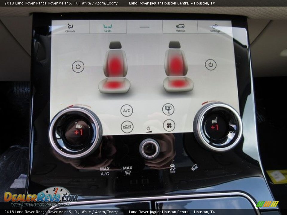 2018 Land Rover Range Rover Velar S Fuji White / Acorn/Ebony Photo #22