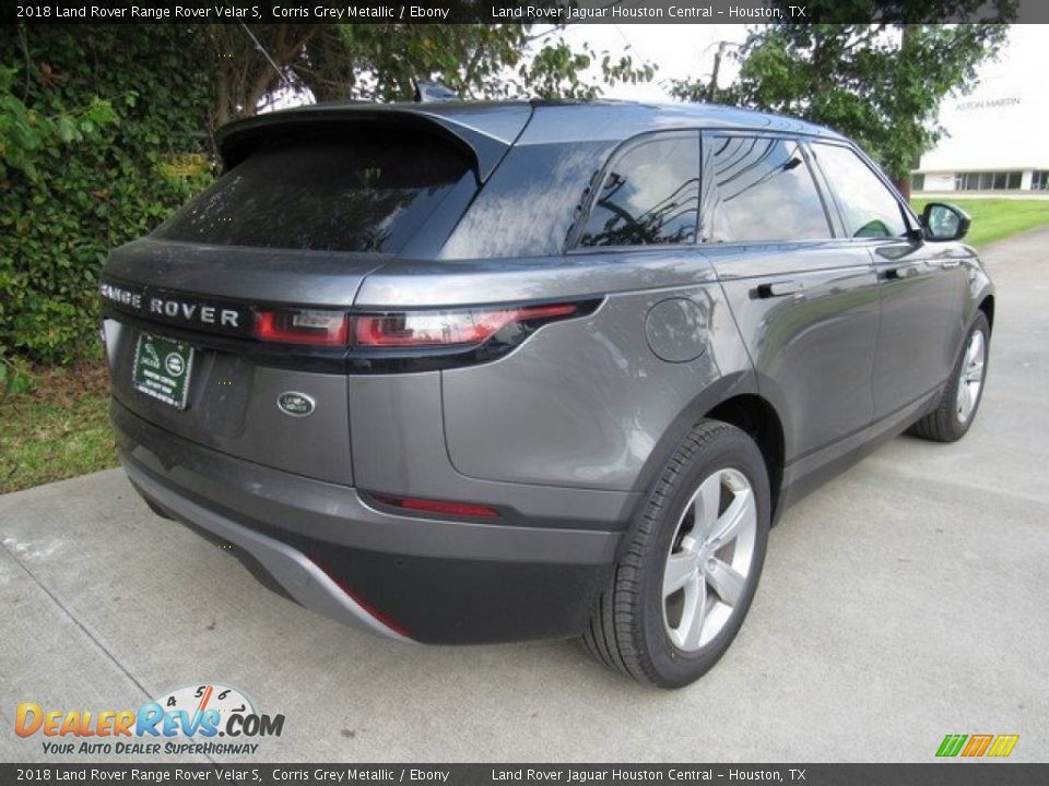 2018 Land Rover Range Rover Velar S Corris Grey Metallic / Ebony Photo #7