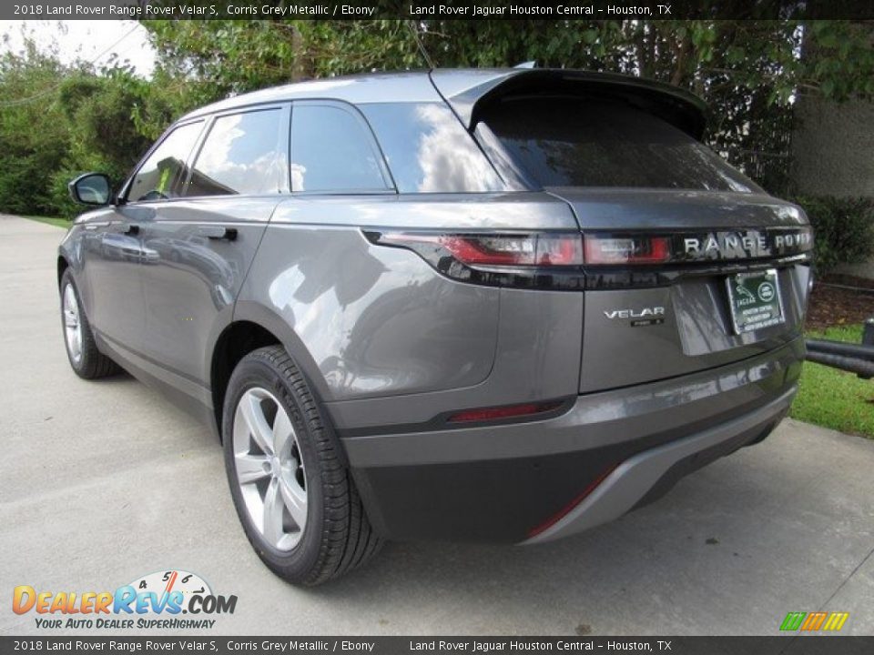 2018 Land Rover Range Rover Velar S Corris Grey Metallic / Ebony Photo #12