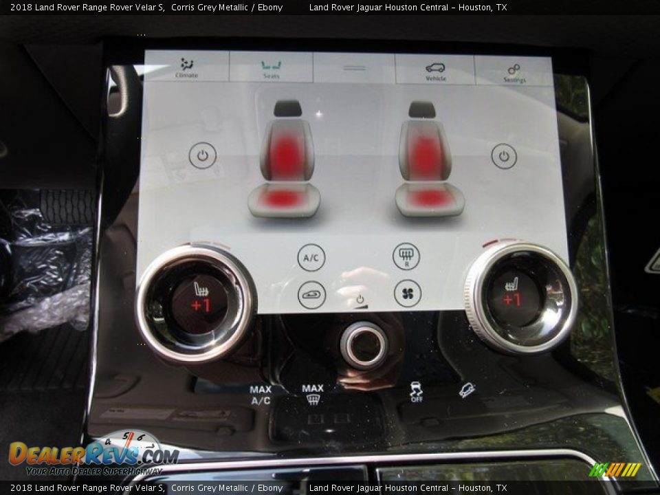 2018 Land Rover Range Rover Velar S Corris Grey Metallic / Ebony Photo #22