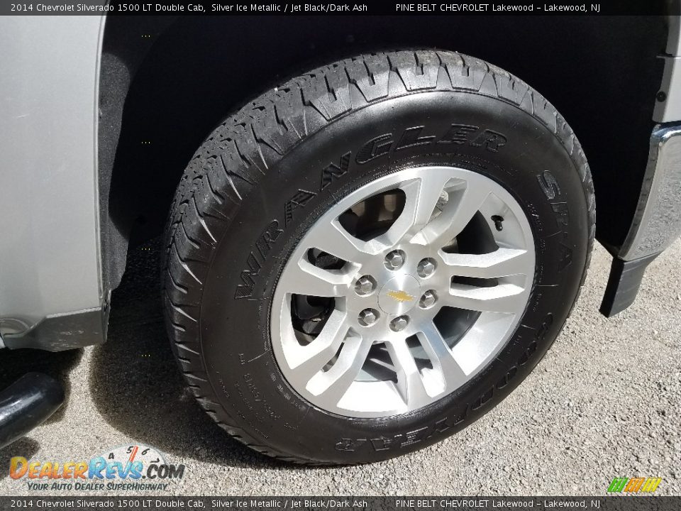 2014 Chevrolet Silverado 1500 LT Double Cab Silver Ice Metallic / Jet Black/Dark Ash Photo #4