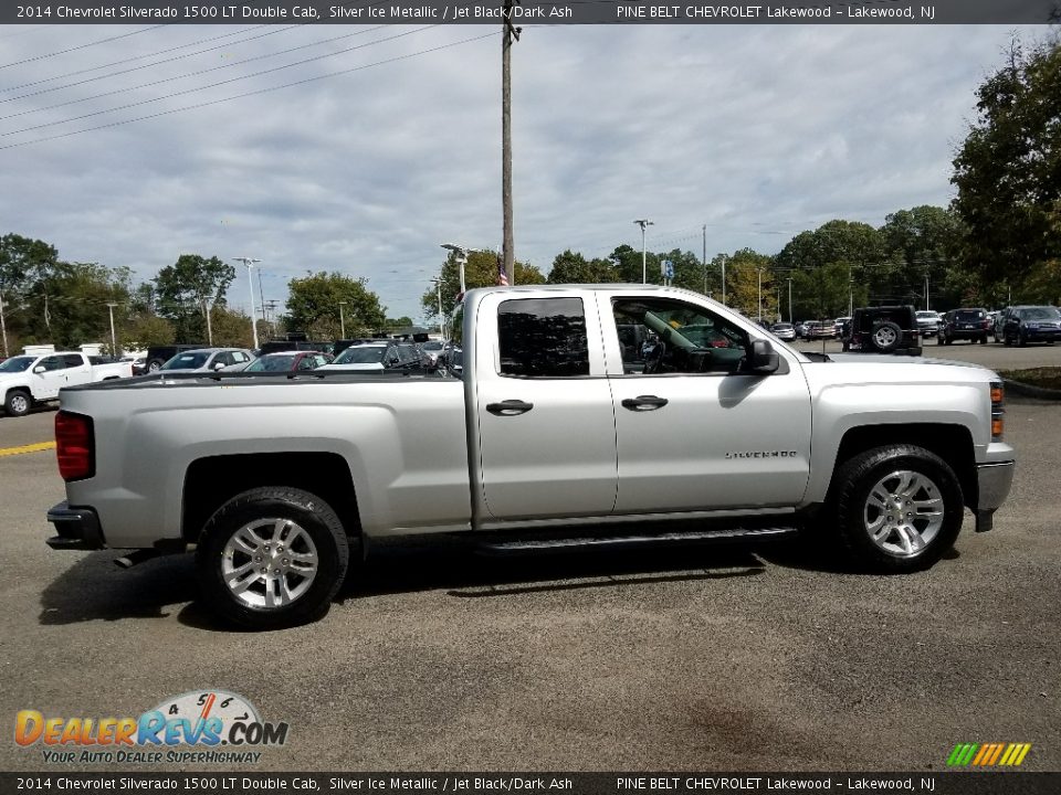 2014 Chevrolet Silverado 1500 LT Double Cab Silver Ice Metallic / Jet Black/Dark Ash Photo #5