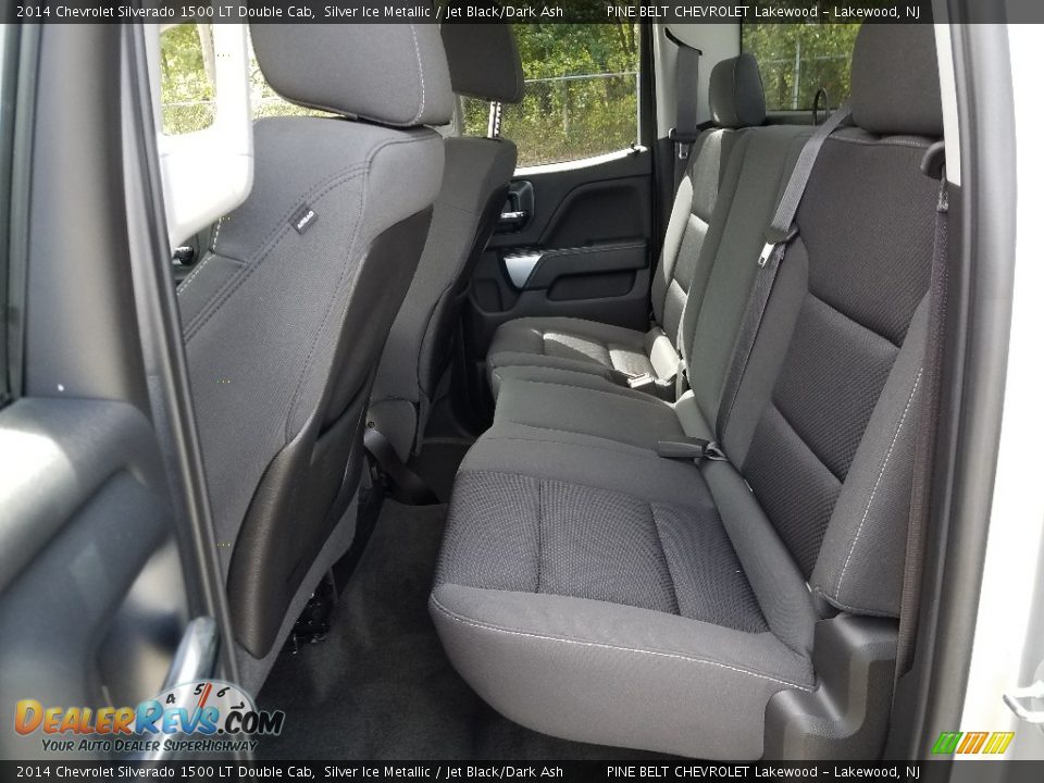 2014 Chevrolet Silverado 1500 LT Double Cab Silver Ice Metallic / Jet Black/Dark Ash Photo #13
