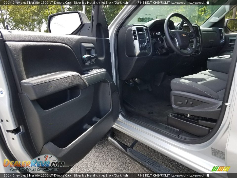 2014 Chevrolet Silverado 1500 LT Double Cab Silver Ice Metallic / Jet Black/Dark Ash Photo #17