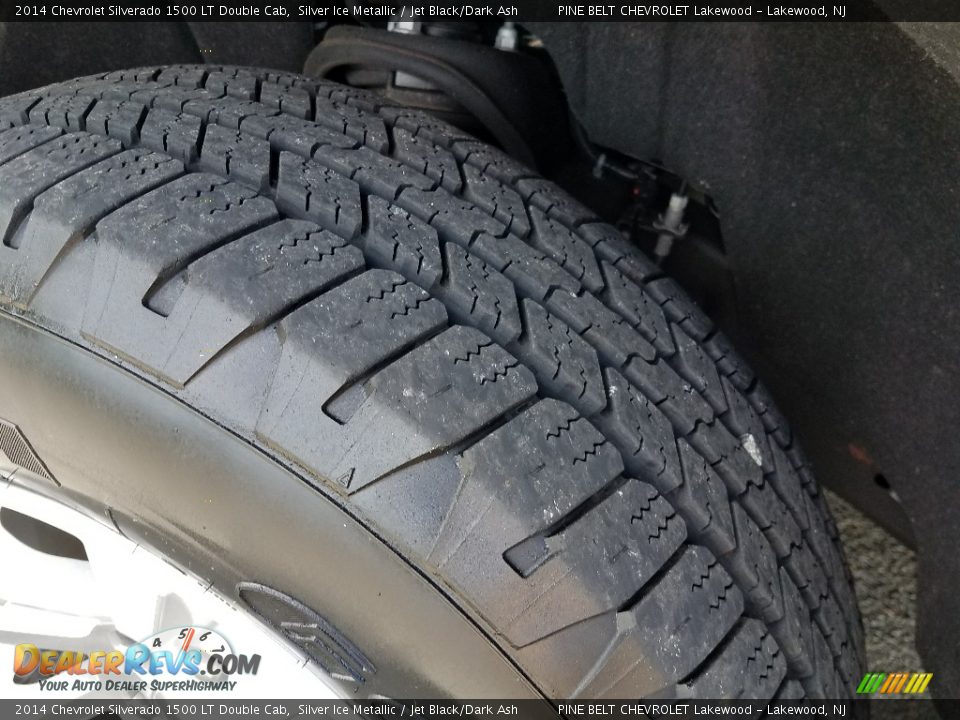 2014 Chevrolet Silverado 1500 LT Double Cab Silver Ice Metallic / Jet Black/Dark Ash Photo #22