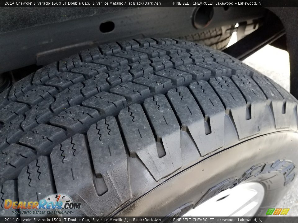 2014 Chevrolet Silverado 1500 LT Double Cab Silver Ice Metallic / Jet Black/Dark Ash Photo #23