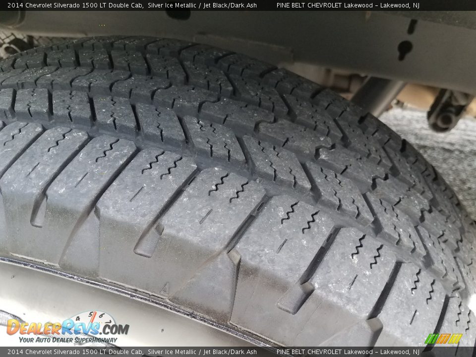2014 Chevrolet Silverado 1500 LT Double Cab Silver Ice Metallic / Jet Black/Dark Ash Photo #24