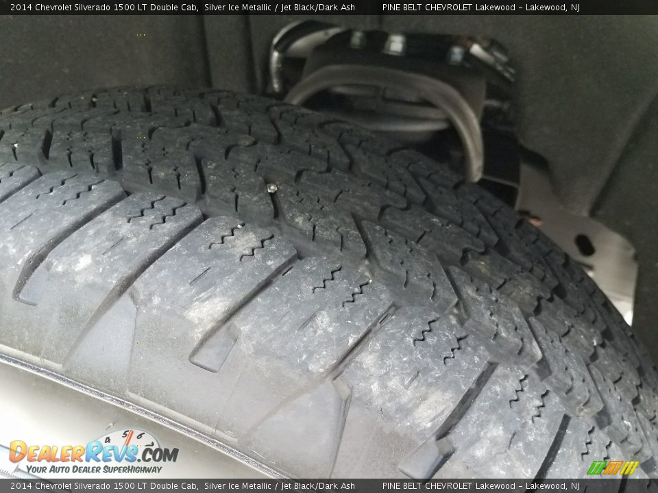 2014 Chevrolet Silverado 1500 LT Double Cab Silver Ice Metallic / Jet Black/Dark Ash Photo #25