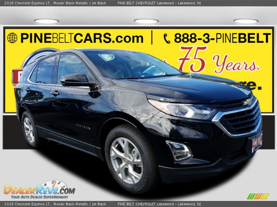 2018 Chevrolet Equinox LT Mosaic Black Metallic / Jet Black Photo #1
