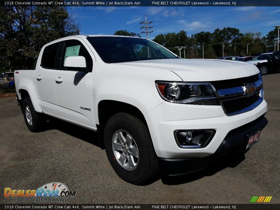 2018 Chevrolet Colorado WT Crew Cab 4x4 Summit White / Jet Black/Dark Ash Photo #1