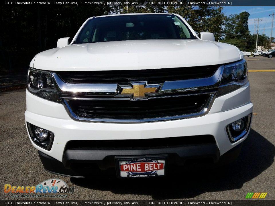 2018 Chevrolet Colorado WT Crew Cab 4x4 Summit White / Jet Black/Dark Ash Photo #2