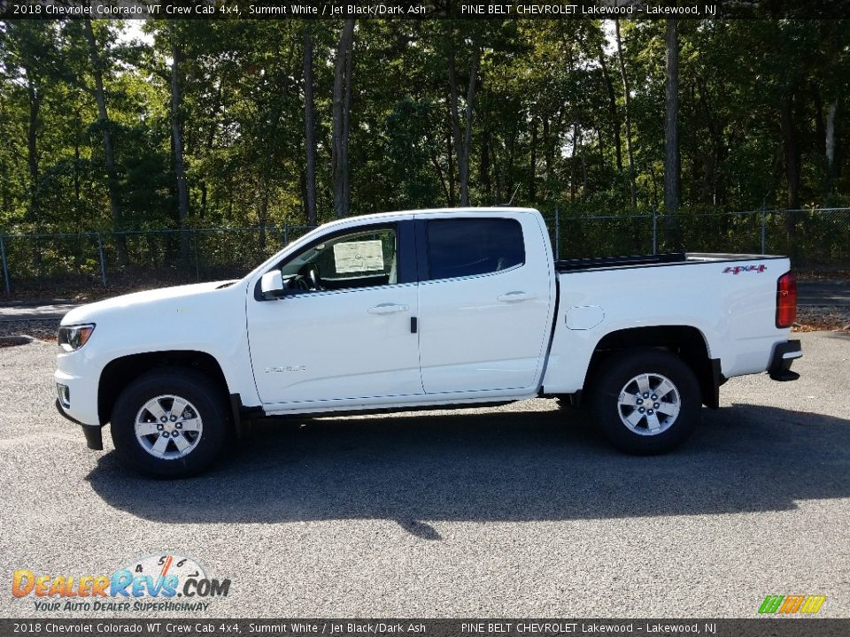 2018 Chevrolet Colorado WT Crew Cab 4x4 Summit White / Jet Black/Dark Ash Photo #3