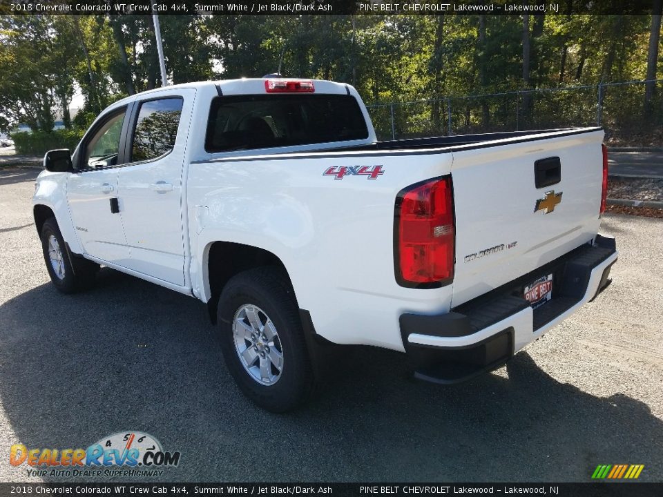 2018 Chevrolet Colorado WT Crew Cab 4x4 Summit White / Jet Black/Dark Ash Photo #4