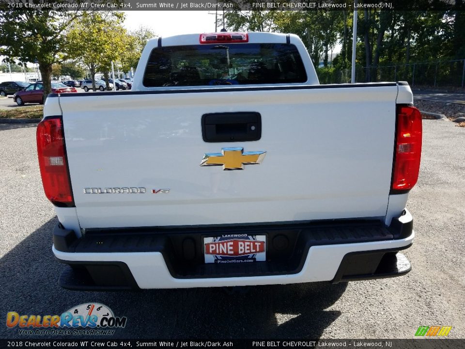 2018 Chevrolet Colorado WT Crew Cab 4x4 Summit White / Jet Black/Dark Ash Photo #5