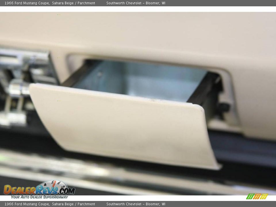 1966 Ford Mustang Coupe Sahara Beige / Parchment Photo #14