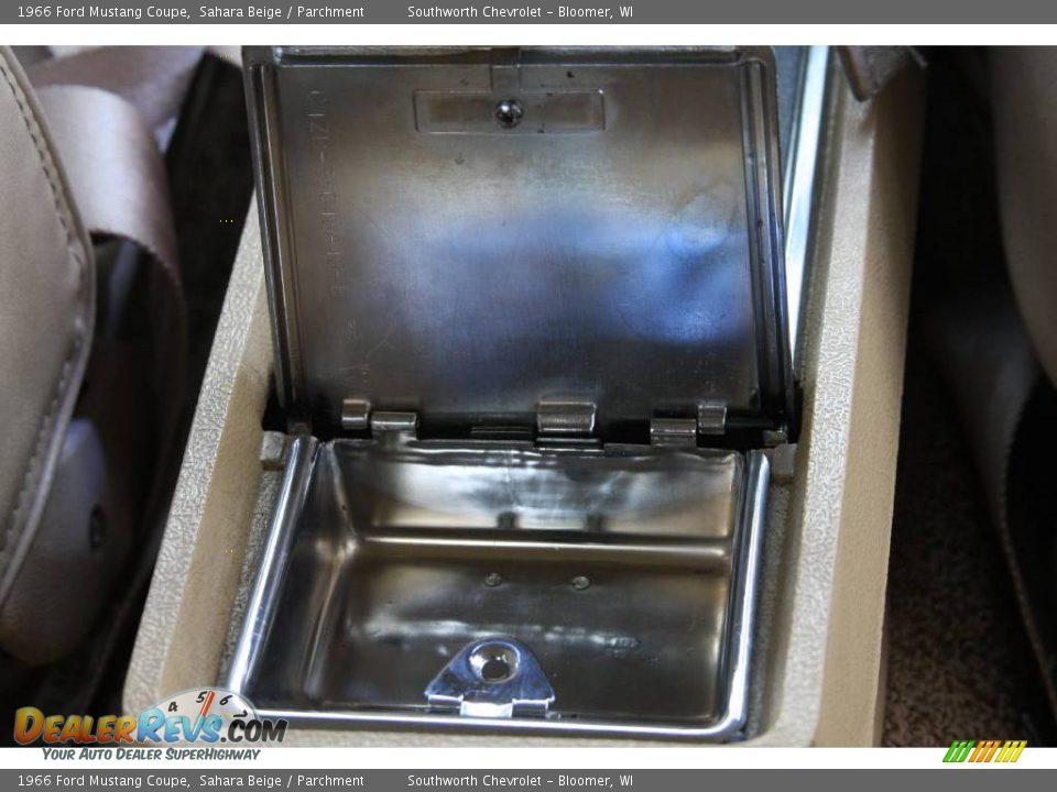 1966 Ford Mustang Coupe Sahara Beige / Parchment Photo #16