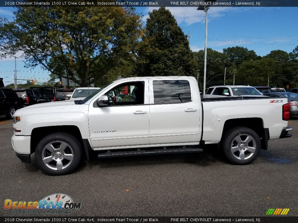 2018 Chevrolet Silverado 1500 LT Crew Cab 4x4 Iridescent Pearl Tricoat / Jet Black Photo #3
