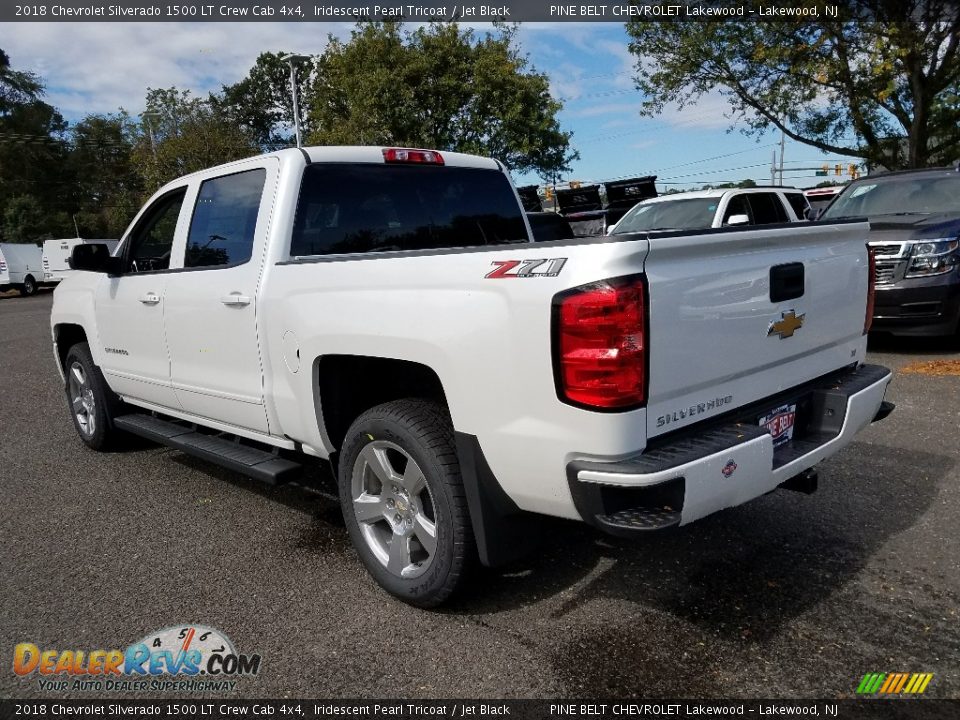 2018 Chevrolet Silverado 1500 LT Crew Cab 4x4 Iridescent Pearl Tricoat / Jet Black Photo #4
