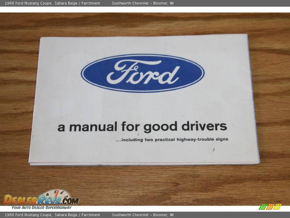 1966 Ford Mustang Coupe Sahara Beige / Parchment Photo #36