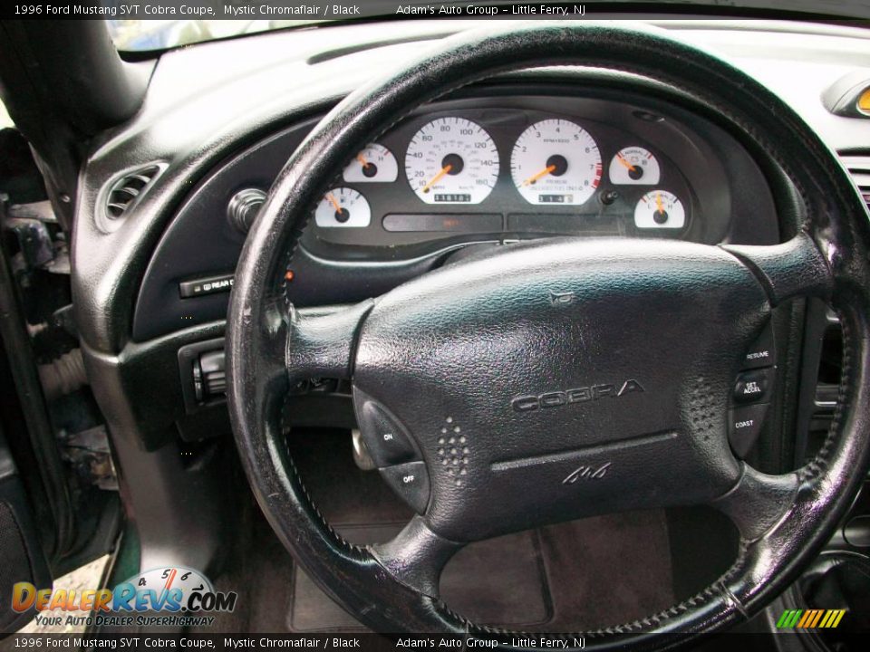 1996 Ford Mustang SVT Cobra Coupe Mystic Chromaflair / Black Photo #8