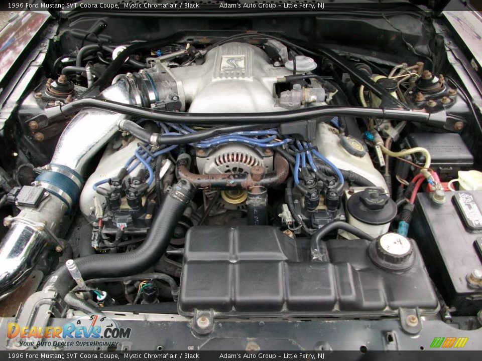 1996 Ford Mustang SVT Cobra Coupe Mystic Chromaflair / Black Photo #10