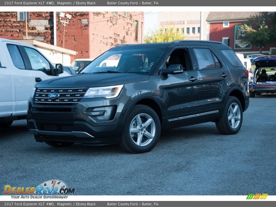 2017 Ford Explorer XLT 4WD Magnetic / Ebony Black Photo #1