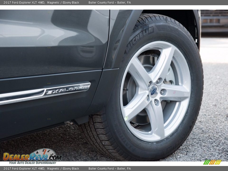 2017 Ford Explorer XLT 4WD Magnetic / Ebony Black Photo #3