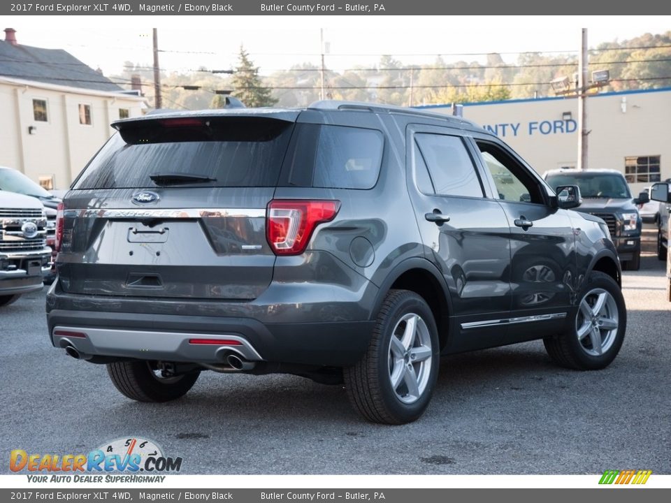 2017 Ford Explorer XLT 4WD Magnetic / Ebony Black Photo #4