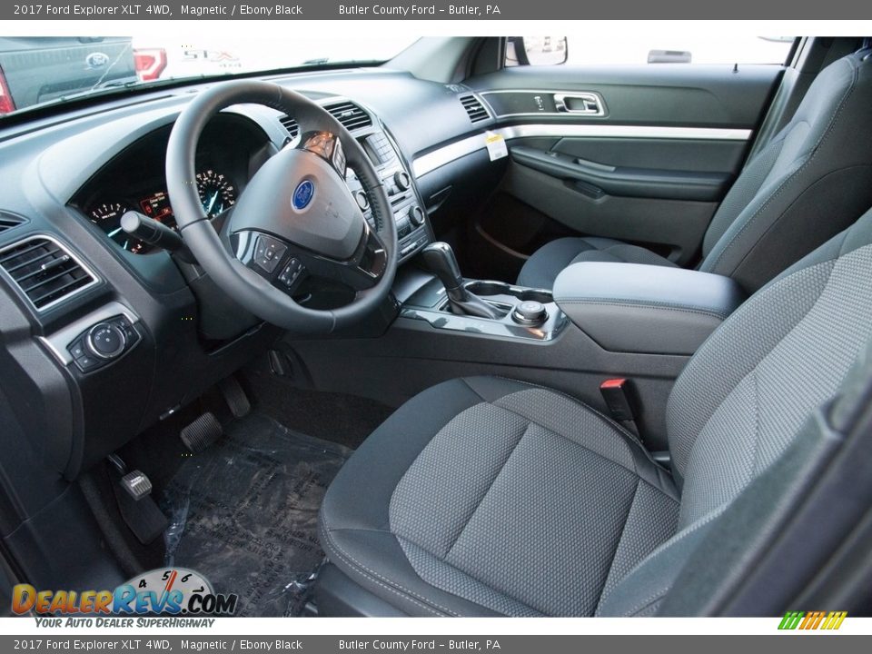 2017 Ford Explorer XLT 4WD Magnetic / Ebony Black Photo #6