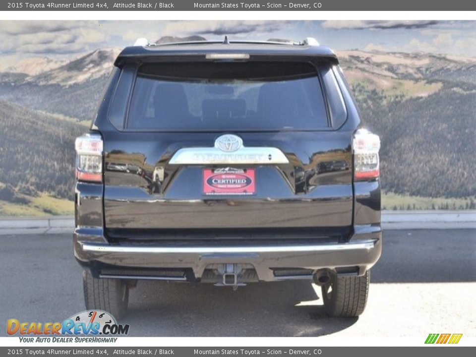 2015 Toyota 4Runner Limited 4x4 Attitude Black / Black Photo #9