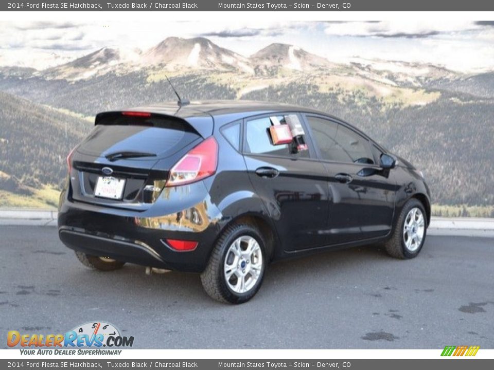 2014 Ford Fiesta SE Hatchback Tuxedo Black / Charcoal Black Photo #3