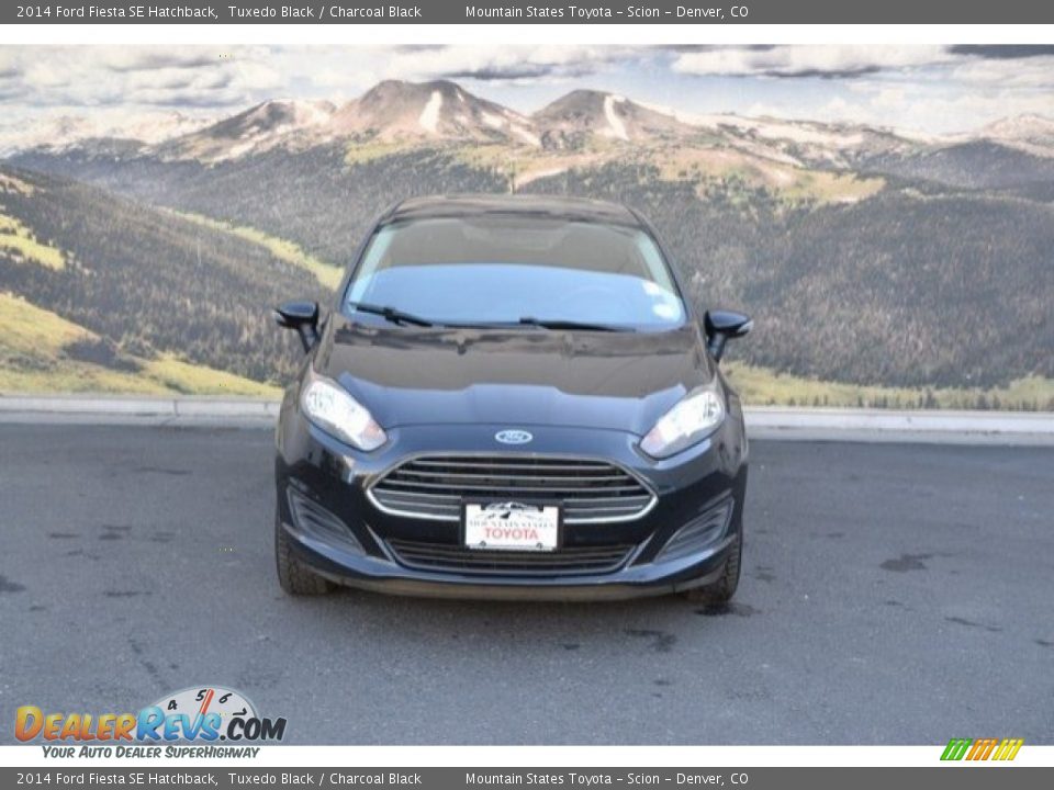 2014 Ford Fiesta SE Hatchback Tuxedo Black / Charcoal Black Photo #4