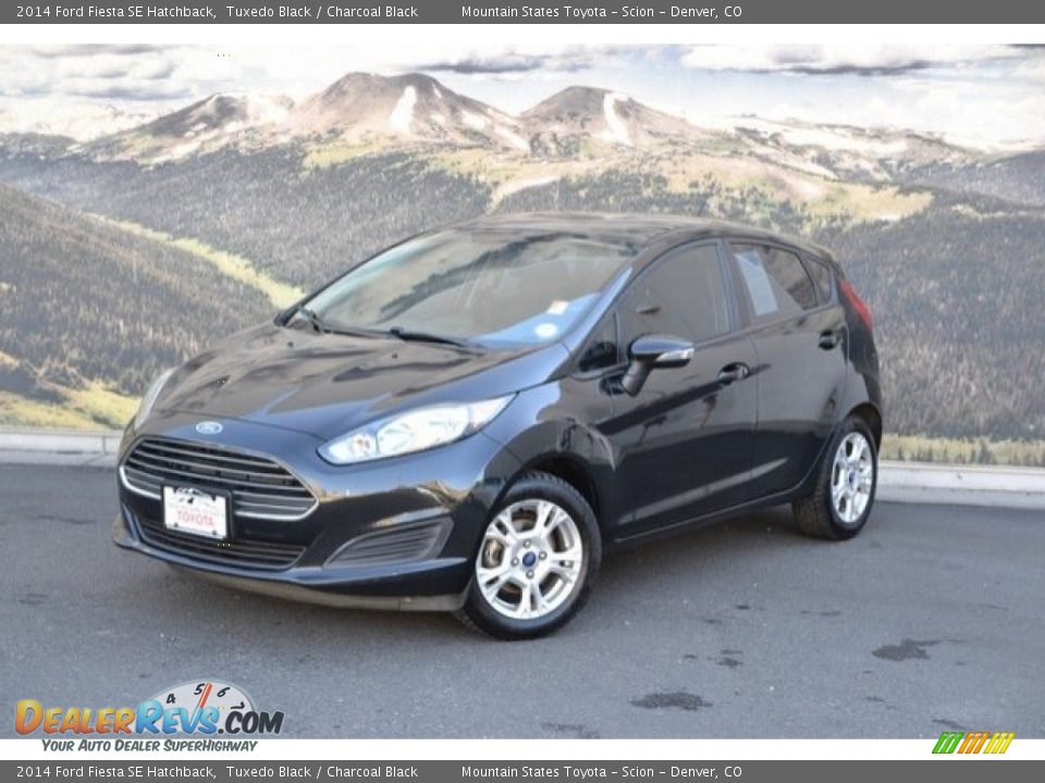 2014 Ford Fiesta SE Hatchback Tuxedo Black / Charcoal Black Photo #5