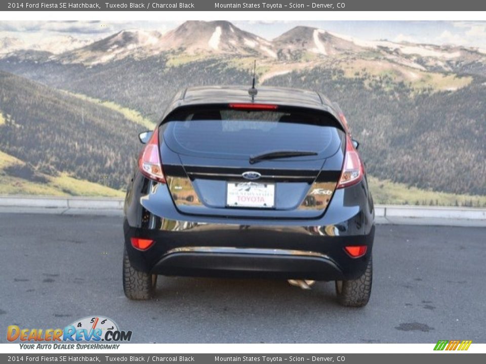 2014 Ford Fiesta SE Hatchback Tuxedo Black / Charcoal Black Photo #9