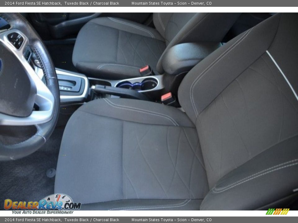 2014 Ford Fiesta SE Hatchback Tuxedo Black / Charcoal Black Photo #11