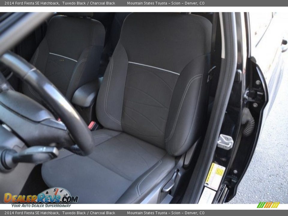 2014 Ford Fiesta SE Hatchback Tuxedo Black / Charcoal Black Photo #12