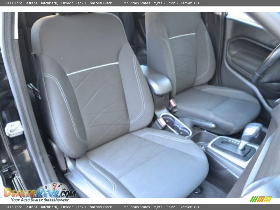 2014 Ford Fiesta SE Hatchback Tuxedo Black / Charcoal Black Photo #18
