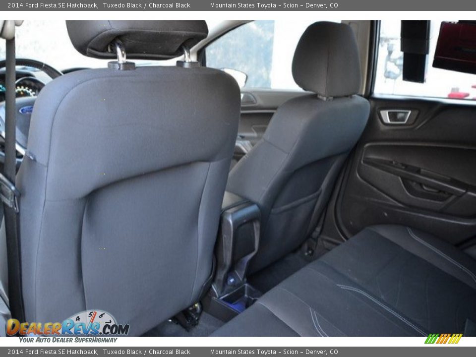 2014 Ford Fiesta SE Hatchback Tuxedo Black / Charcoal Black Photo #19