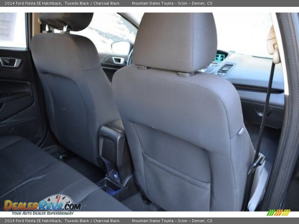 2014 Ford Fiesta SE Hatchback Tuxedo Black / Charcoal Black Photo #20