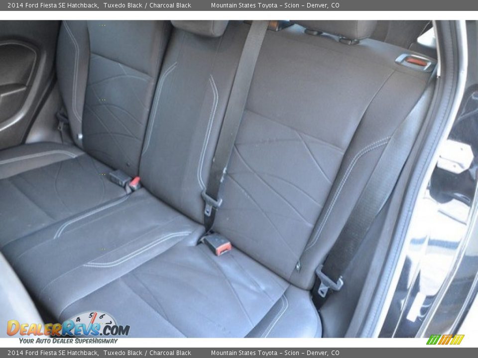 2014 Ford Fiesta SE Hatchback Tuxedo Black / Charcoal Black Photo #22